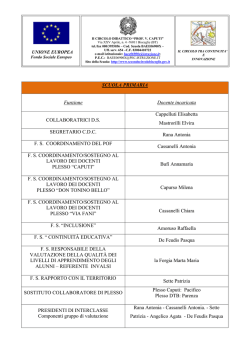 Organigramma delle figure di sistema