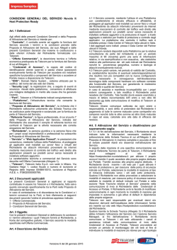 Condizioni Generali del Servizio Nuvola It Host