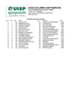 qui - UISP Ciclismo Marche