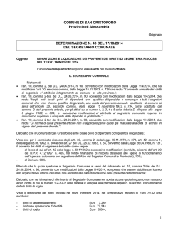 COMUNE DI SAN CRISTOFORO