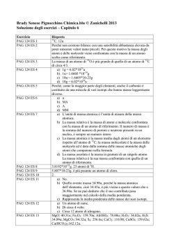 Soluzioni capitolo 6 - Zanichelli online per la scuola