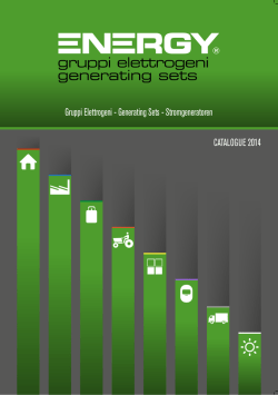 Gruppi Elettrogeni - Generating Sets