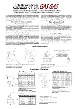 Elettrovalvole Solenoid Valves