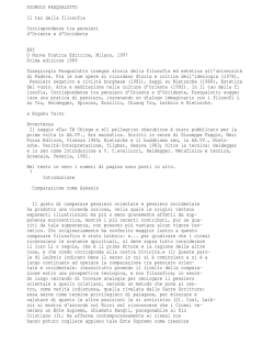 GIORGIO PASQUALOTTO Il tao della filosofia