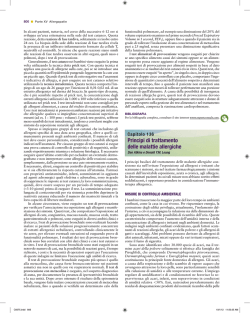 Principi di trattamento delle malattie allergiche