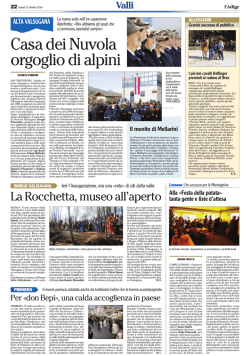 Casa dei Nuvola orgoglio di alpini - Federazione Trentina delle Pro