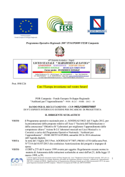 bando progettista fesr finito - IIS Margherita di Savoia Napoli