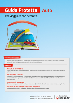 Scheda prodotto "Guida Protetta - Auto"