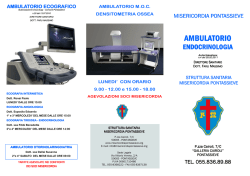 Endocrinologia con Ecografia - Confraternita di Misericordia di