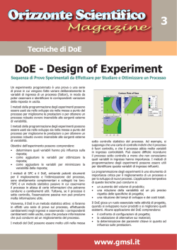 Magazine &ndash; Minitab &ndash; DoE &ndash; Design of Experiment