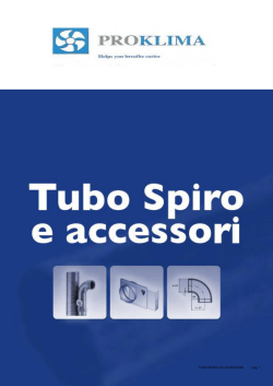 TUBO SPIRO ED ACCESSORI pag. 1