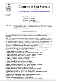 ATTO U T 154 del 27 08 2014