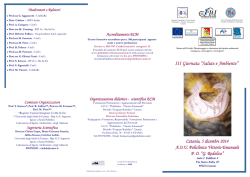 locandina - Azienda Ospedaliero - Universitaria "Policlinico