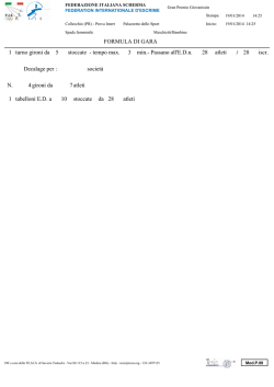 Interregionale Collecchio – Bambine