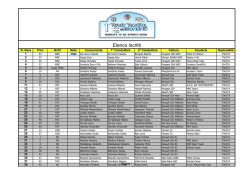 Elenco Iscritti definitivo