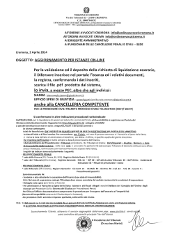 2.4.14 Aggiornamento per istanze web