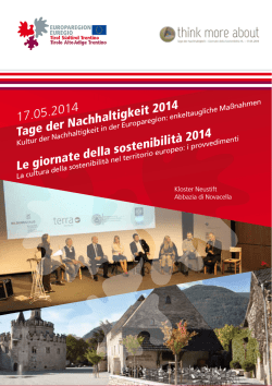 Programma del seminario - Europaregion Tirol-Südtirol