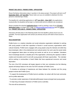 PROJECT 2011-GB-53 – PROMO CYMRU