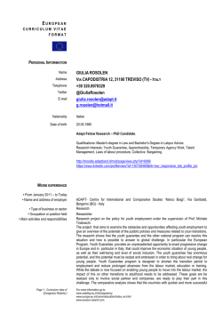 CV inglese (pdf) - Moodle ADAPTLAND