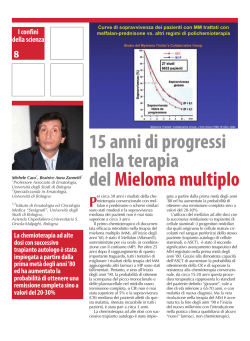 15 anni di progressi nella terapia del Mieloma multiplo