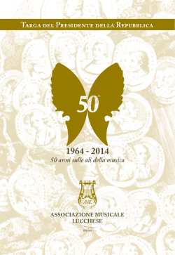 Stagione Cameristica Invernale - Associazione Musicale Lucchese