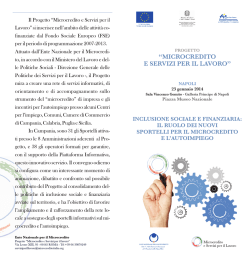 Programma - Progetto Policoro