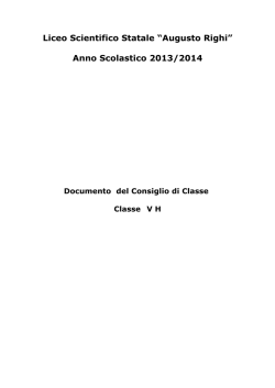 5H - Liceo Scientifico Statale A. Righi