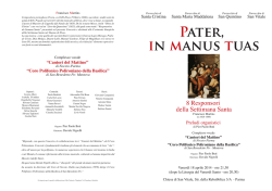 Programma San Vitale