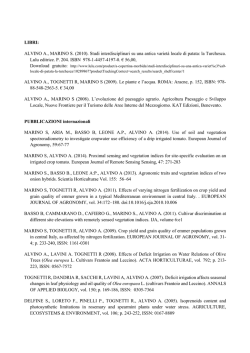 ALVINO A., MARINO S. - Universit&agrave; degli Studi del Molise