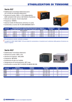 STABILIZZATORI DI TENSIONE