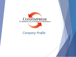 Presentazione - Confimprese