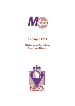 Tasting list 2014
