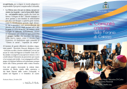 Lettera del Vescovo Valentino ai fedeli della forania di Caiazzo