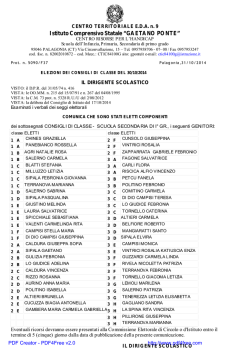 eletti cons.di classe 2014-15