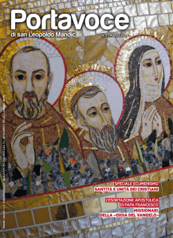 Portavoce - N. 2 - 2014 - santuario di san leopoldo