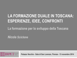 Presentazione di Nicola Sciclone