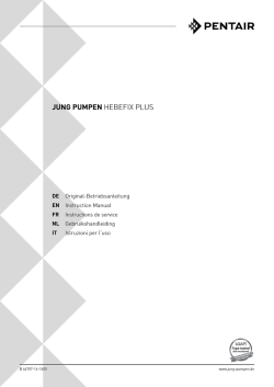 JUNG PUMPEN HEBEFIX PLUS