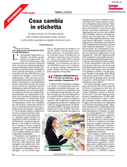 Mercato Italia Alimentare: Imballaggio