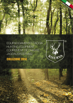 COLLEZIONE 2014 - Waffenmarkt.ch