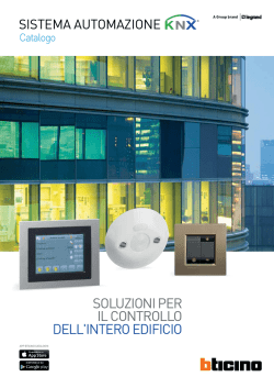 Scarica il Catalogo KNX - Bticino Professionisti