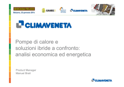 Pompe di calore e soluzioni ibride a confronto: li i i d ti analisi
