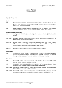 Download Curriculum Vit&aelig; [IT]