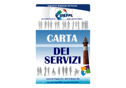 Carta servizi UILFPL Veneto