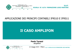 Il caso Amplifon a cura di Paolo Terazzi