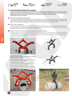 dati tecnici - Cangini Benne