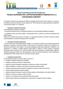 Bando allievi - Provincia Regionale di Enna