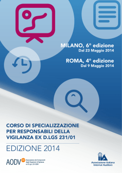 Roma, Milano - Aodv231 e AiiA