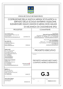 G.3 Computo metrico estimativo - Unione dei Comuni del Medio
