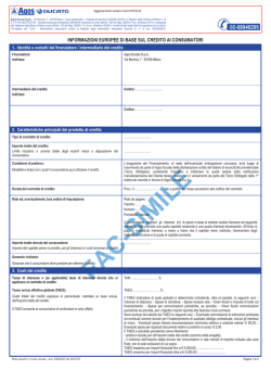 FAC-SIMILE - Banca di Caraglio