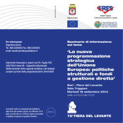 Programma - Regione Puglia